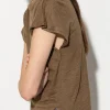Shirts & Tops-LUISA CERANO Asymmetrisches Leinen-Shirt tobacco