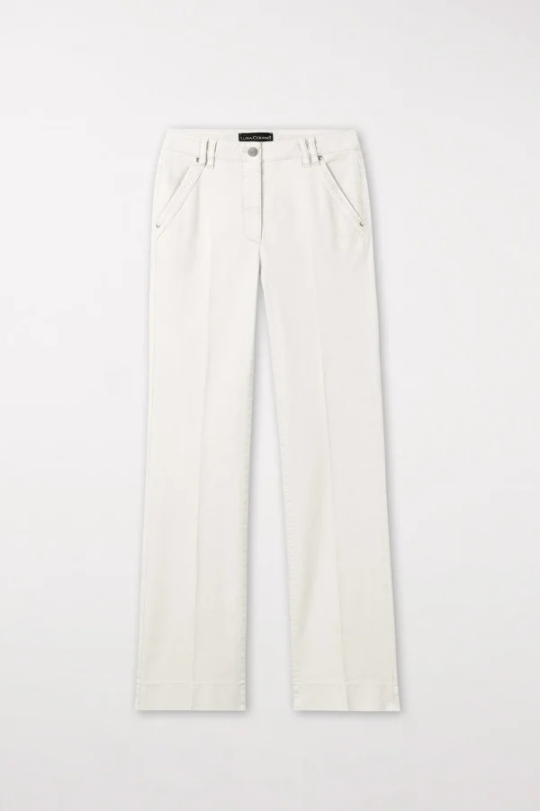 Hosen | Denim-LUISA CERANO Authentic-Bootleg-Denim