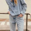 Denim | Blusen-LUISA CERANO Authentic-Denimhemd denim blue