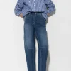 Hosen | Denim-LUISA CERANO Authentic-Looseleg-Denim denim blue