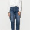 Hosen | Denim-LUISA CERANO Authentic-Looseleg-Denim denim blue