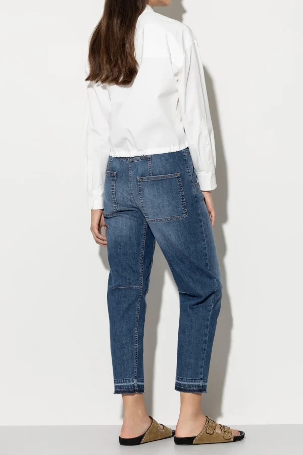 Hosen | Denim-LUISA CERANO Authentic-Looseleg-Denim denim blue