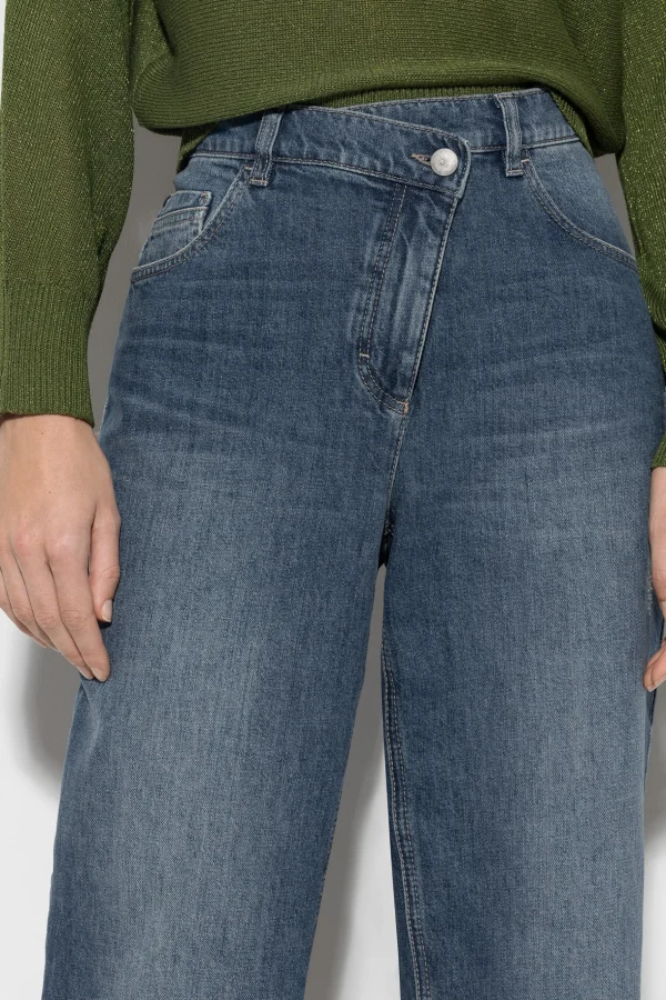 Hosen | Denim-LUISA CERANO Authentic-Looseleg-Denim denim blue
