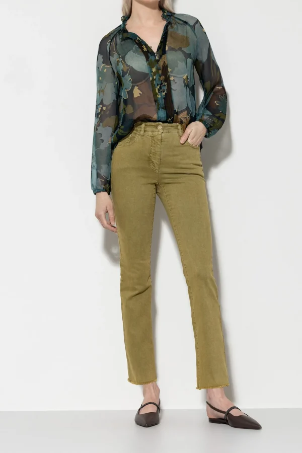 Hosen | Denim-LUISA CERANO Authentic-Twill-Denim