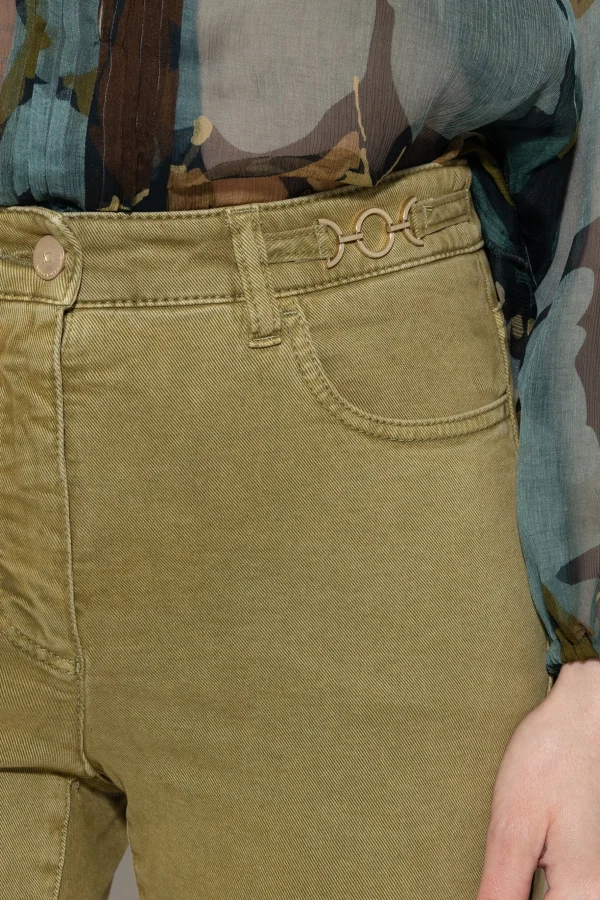 Hosen | Denim-LUISA CERANO Authentic-Twill-Denim