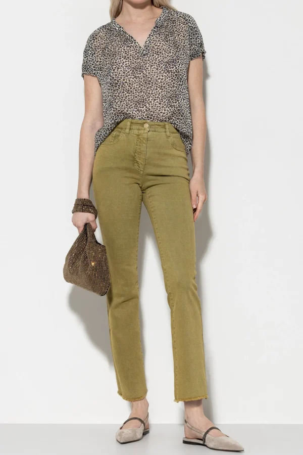 Hosen | Denim-LUISA CERANO Authentic-Twill-Denim