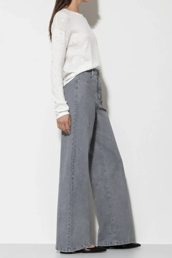 Hosen | Denim-LUISA CERANO Authentic-Twill-Denim