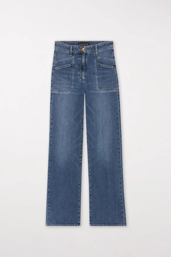 Hosen | Denim-LUISA CERANO Authentic-Vintage-Denim denim blue