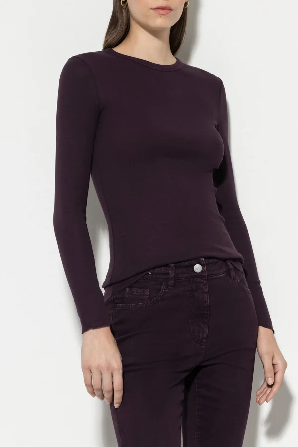 Shirts & Tops-LUISA CERANO Basic-Rundhalsshirt