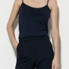 Shirts & Tops-LUISA CERANO Basic-Spaghetti-Top midnight blue