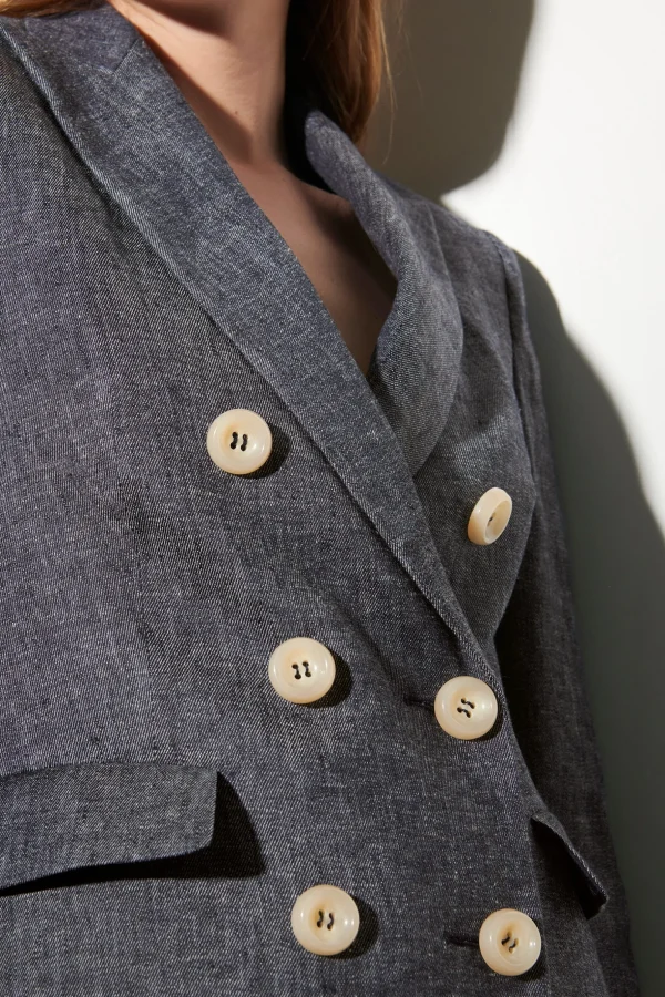 Sets | Blazer-LUISA CERANO Blazer Aus Leinen-Mix multi