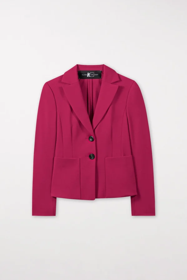 Jacken & Mäntel | Blazer-LUISA CERANO Blazer Aus Punto-Milano