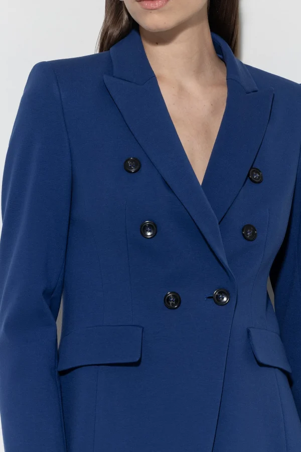 Jacken & Mäntel | Blazer-LUISA CERANO Blazer Aus Punto-Milano