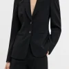 Business Studio | Blazer-LUISA CERANO Blazer Aus Techno Sablé black