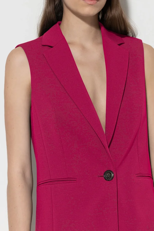 Sets | Jacken & Mäntel-LUISA CERANO Blazerweste Aus Punto-Milano
