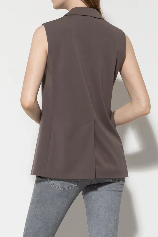 Sets | Jacken & Mäntel-LUISA CERANO Blazerweste Aus Punto-Milano
