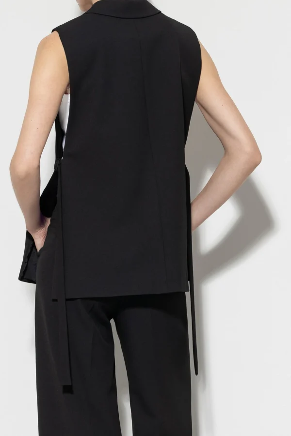 Sets | Jacken & Mäntel-LUISA CERANO Blazerweste Mit D-Ring black