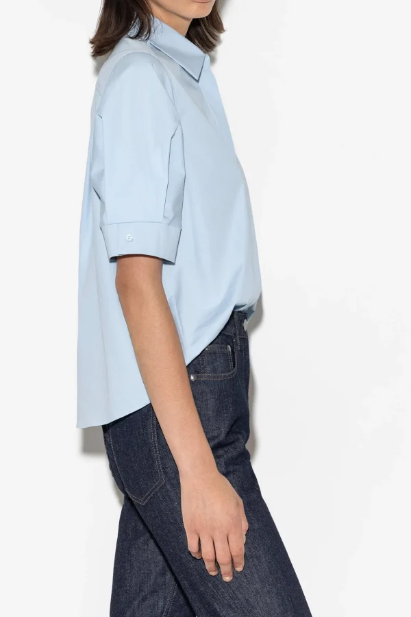 Blusen-LUISA CERANO Bluse Aus Gabardine-Stretch