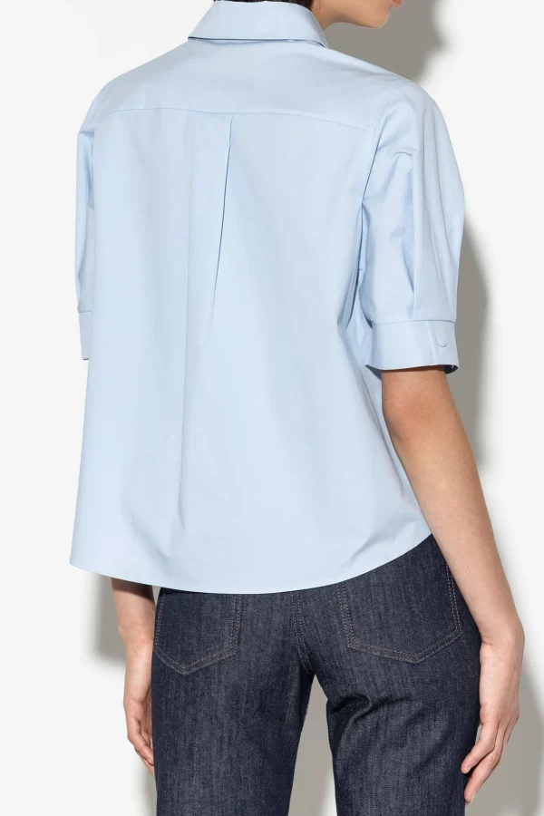 Blusen-LUISA CERANO Bluse Aus Gabardine-Stretch