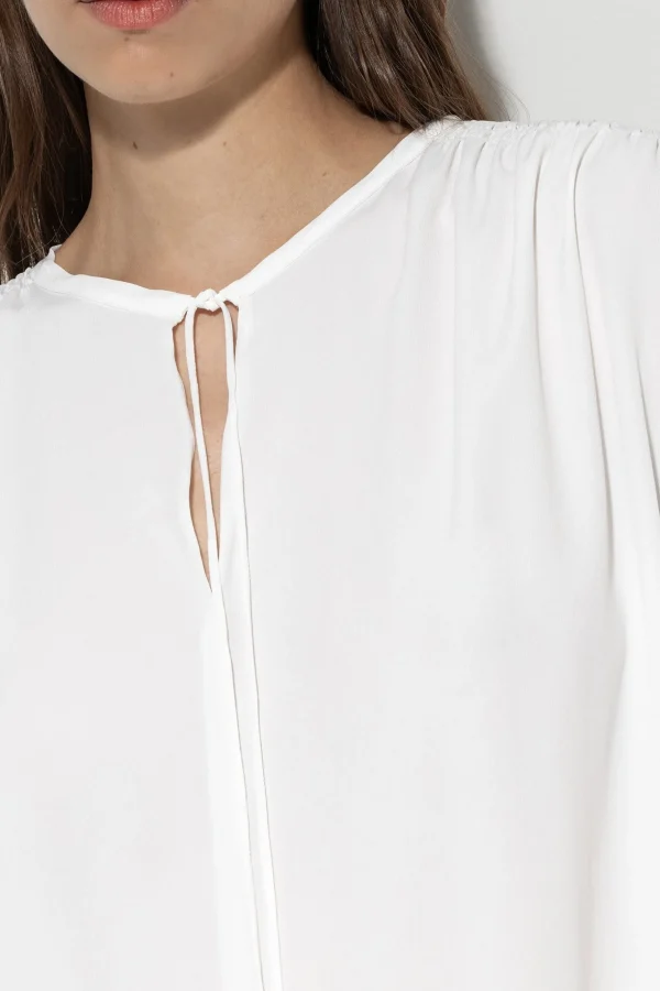 Blusen-LUISA CERANO Bluse Mit Bindeband-Detail