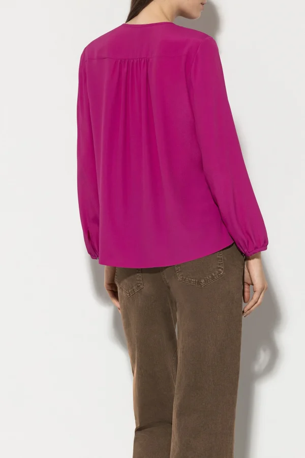 Blusen-LUISA CERANO Bluse Mit Bindeband-Detail