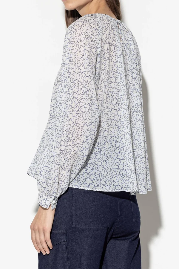 Blusen-LUISA CERANO Bluse Mit Cloud-Print multi