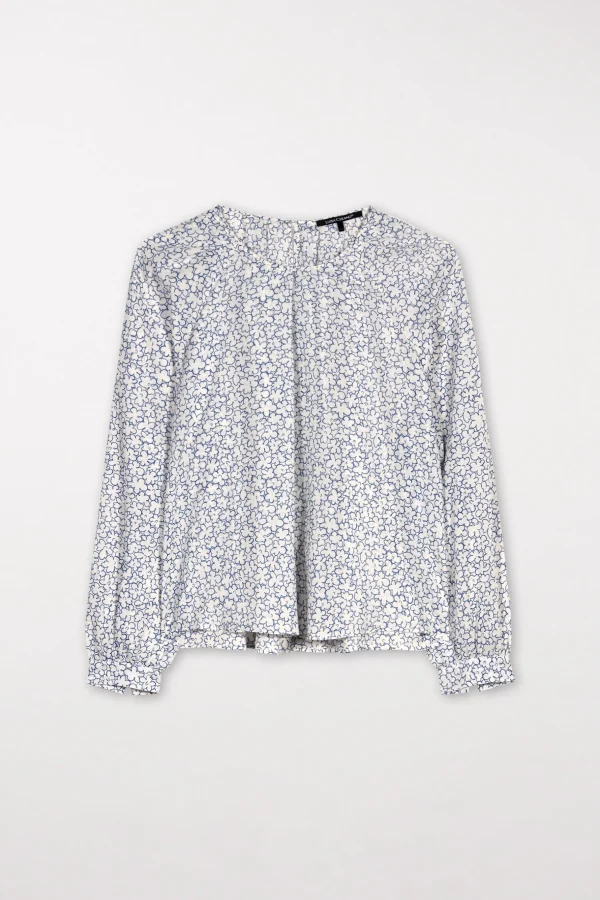 Blusen-LUISA CERANO Bluse Mit Cloud-Print multi