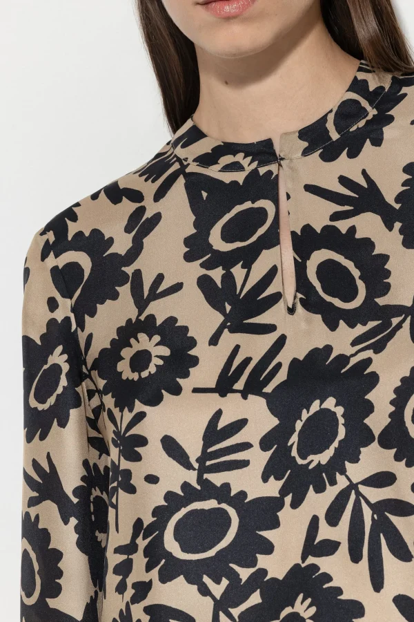 Blusen-LUISA CERANO Bluse Mit Flower-Print multi