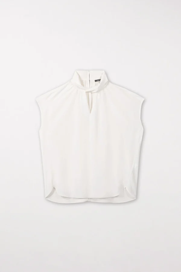Blusen-LUISA CERANO Bluse Mit Knotendetail