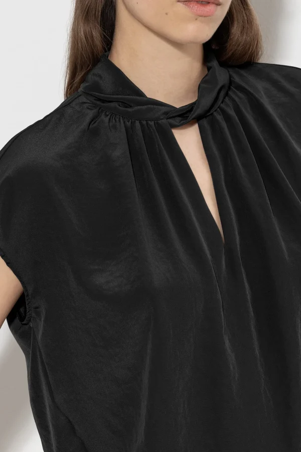 Blusen-LUISA CERANO Bluse Mit Knotendetail