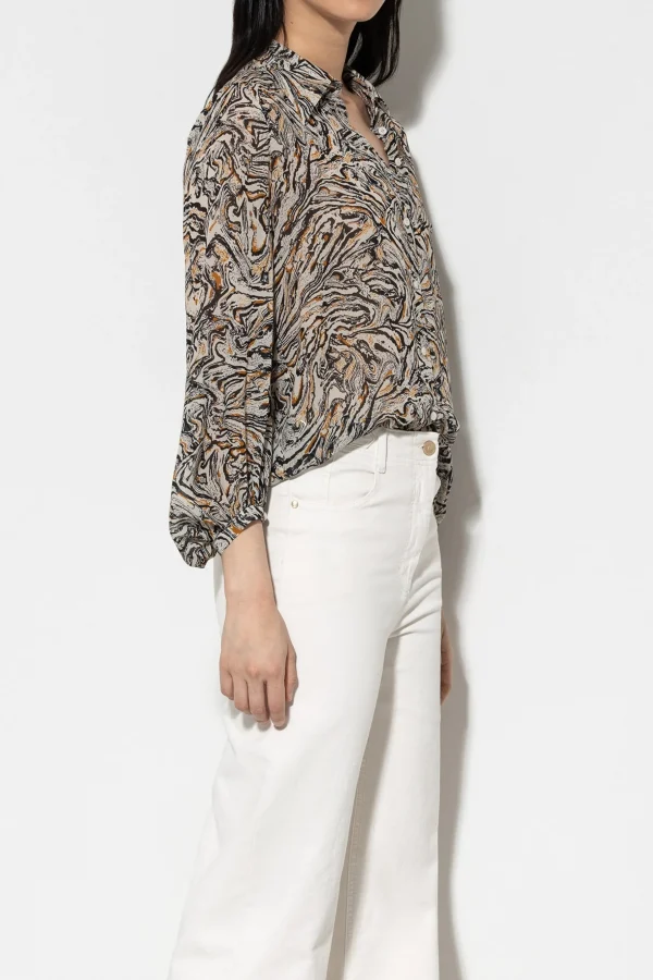 Blusen-LUISA CERANO Bluse Mit Marble-Print multi