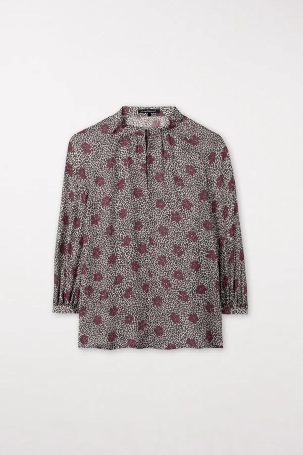 Blusen-LUISA CERANO Bluse Mit Millefeleurs-Print multi