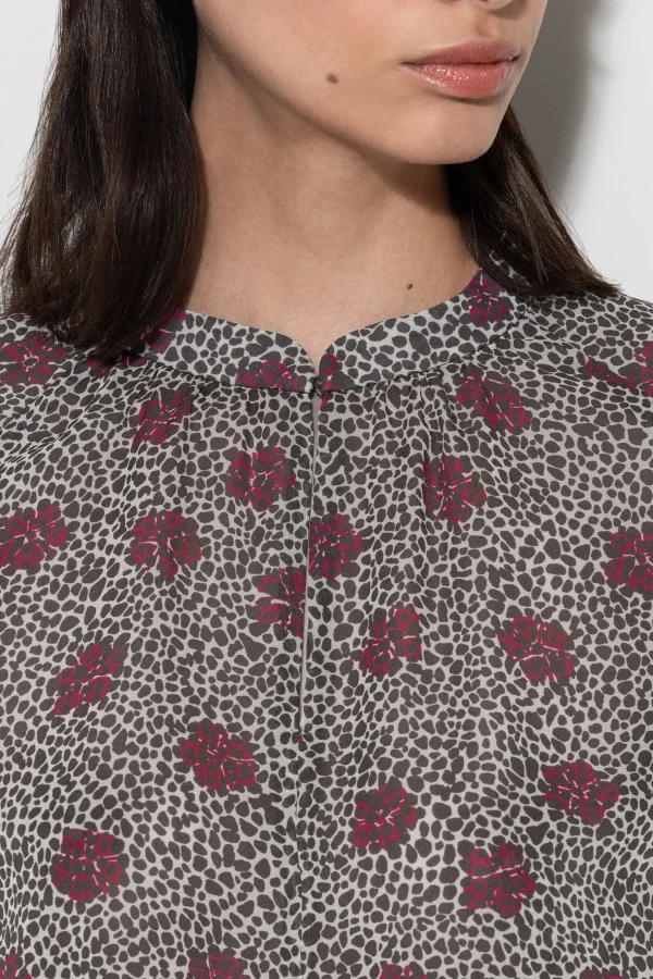 Blusen-LUISA CERANO Bluse Mit Millefeleurs-Print multi