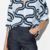 Blusen-LUISA CERANO Bluse Mit Wave-Print multi