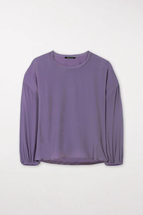 Shirts & Tops-LUISA CERANO Blusenshirt Aus Seiden-Mix