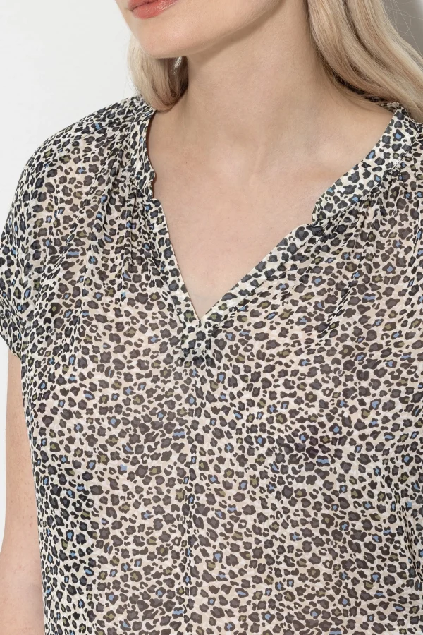 Shirts & Tops | Blusen-LUISA CERANO Blusenshirt Mit Animal-Print multi