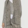 Accessoires-LUISA CERANO Bouclé-Strickschal heather grey
