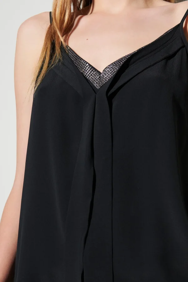 Shirts & Tops-LUISA CERANO Camisole-Top Aus Seiden-Mix