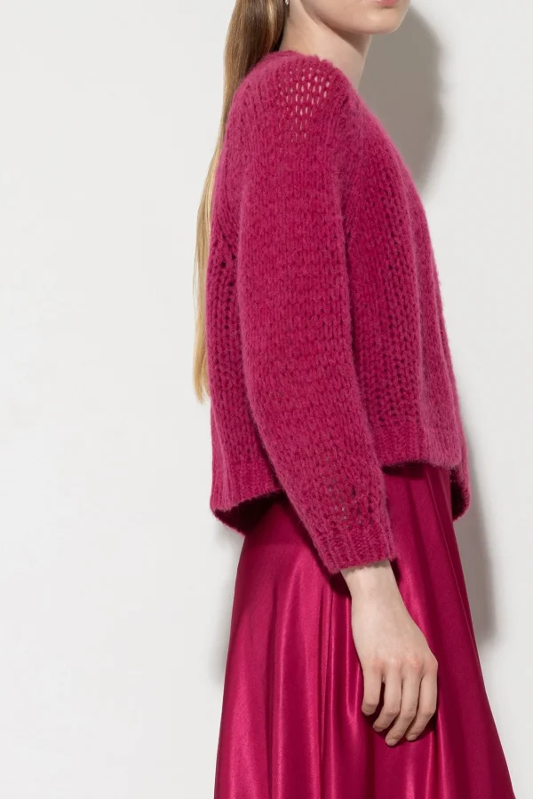 Strick-LUISA CERANO Cardigan Aus Alpaka-Mix