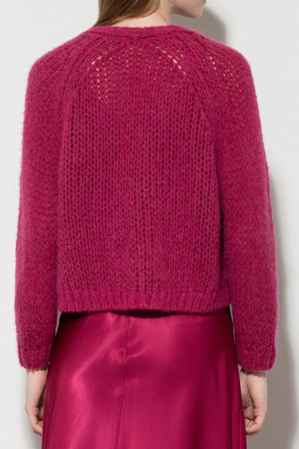 Strick-LUISA CERANO Cardigan Aus Alpaka-Mix