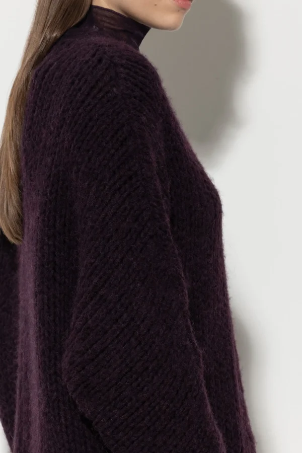 Strick-LUISA CERANO Cardigan Aus Alpaka-Mix