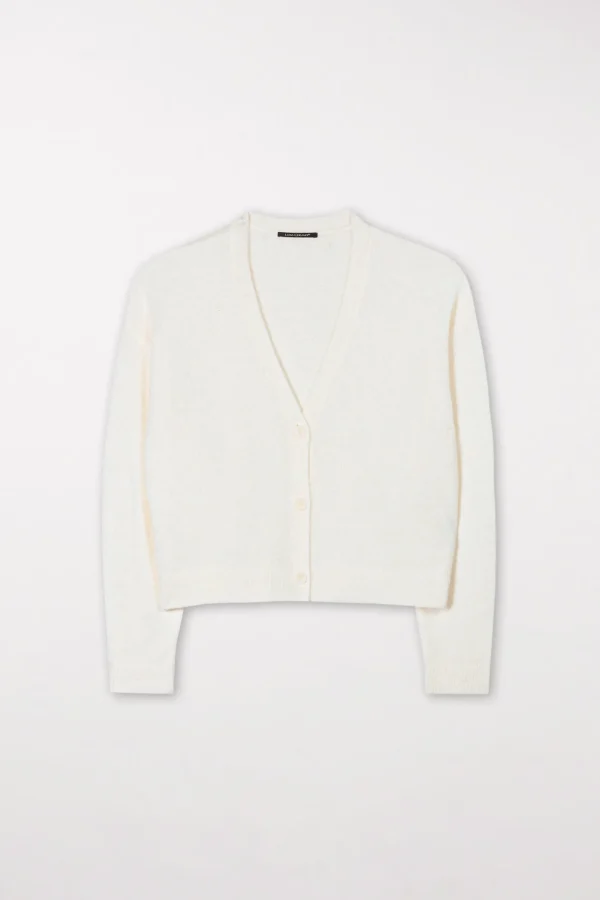 Strick-LUISA CERANO Cardigan Aus Alpaka-Mix