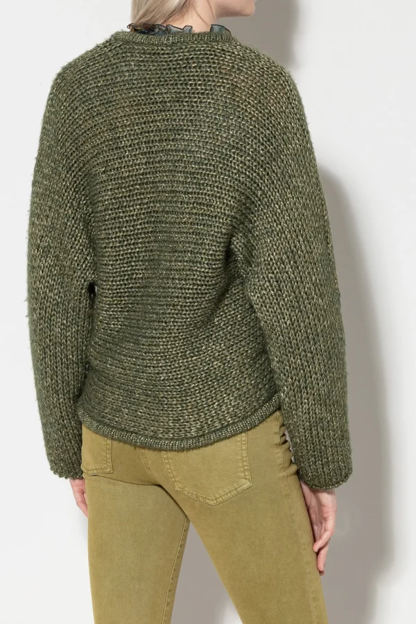 Strick-LUISA CERANO Cardigan Aus Woll-Mix