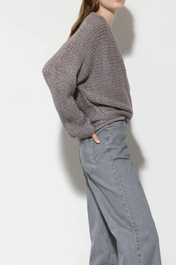 Strick-LUISA CERANO Cardigan Aus Woll-Mix