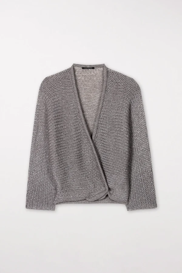 Strick-LUISA CERANO Cardigan Aus Woll-Mix