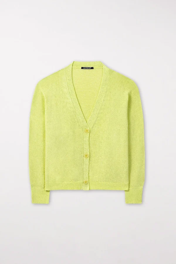 Strick | Sets-LUISA CERANO Cardigan In Parallelo-Optik