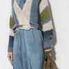Strick-LUISA CERANO Cardigan Mit Fancy-Stripe multi