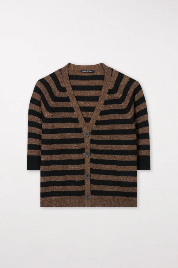 Sets | Strick-LUISA CERANO Cardigan Mit Streifen multi