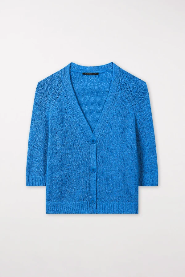 Strick | Sets-LUISA CERANO Cardigan Mit Verkürztem Ärmel