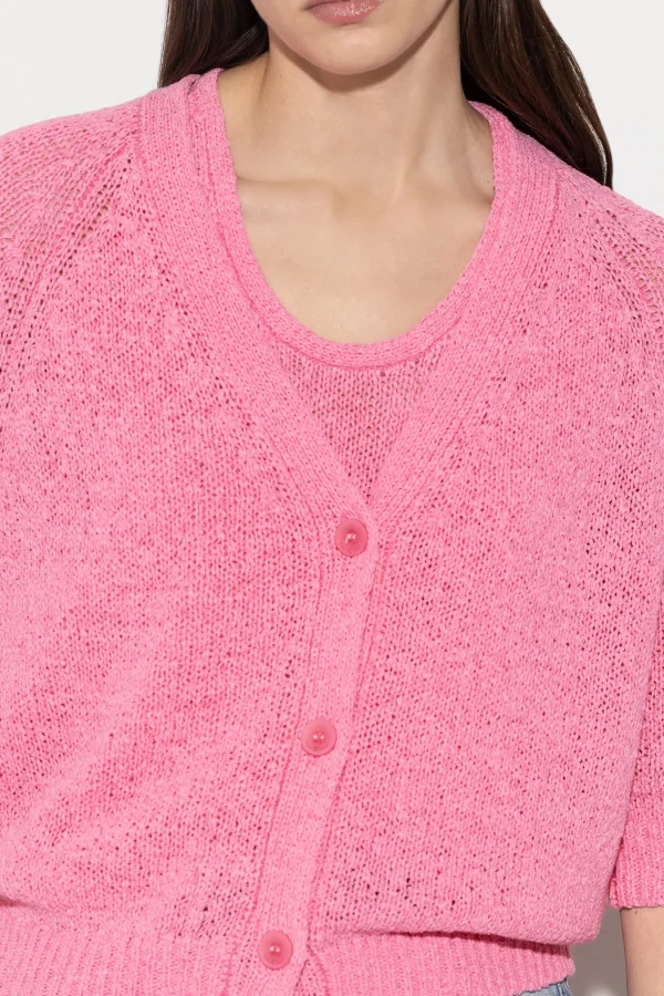 Strick | Sets-LUISA CERANO Cardigan Mit Verkürztem Ärmel